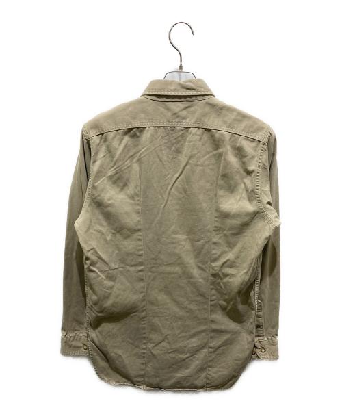FIVE BROTHER（ファイブブラザー）FIVE BROTHER (ファイブブラザー) 長袖シャツ ベージュ サイズ:Mの古着・服飾アイテム