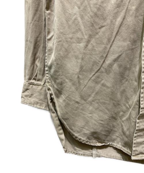 FIVE BROTHER（ファイブブラザー）FIVE BROTHER (ファイブブラザー) 長袖シャツ ベージュ サイズ:Mの古着・服飾アイテム