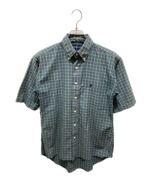 RALPH LAUREN（ラルフローレン）RALPH LAUREN (ラルフローレン) チェックBDシャツ グリーン サイズ:Sの古着・服飾アイテム