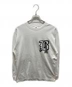 THE BLACK EYE PATCHブラックアイパッチ）の古着「ロングスリーブカットソー」｜ホワイト