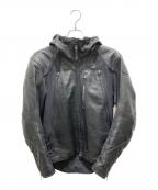 KUSHITANIクシタニ）の古着「ライダースジャケット」｜ブラック