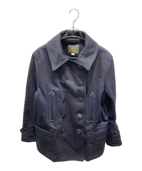 EIGHT G（エイトジー）EIGHT G (エイトジー) 19oz. MIDNIGHT DENIM DOUBLE LONG COAT ネイビー サイズ:42の古着・服飾アイテム