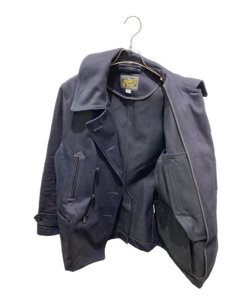 EIGHT G（エイトジー）EIGHT G (エイトジー) 19oz. MIDNIGHT DENIM DOUBLE LONG COAT ネイビー サイズ:42の古着・服飾アイテム