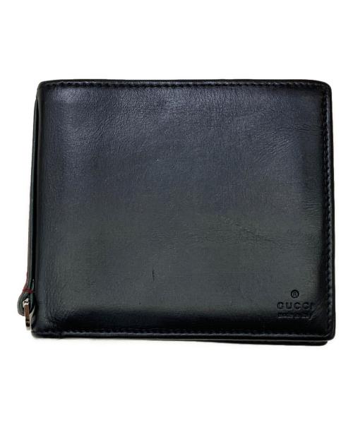 GUCCI（グッチ）GUCCI (グッチ) 2つ折り財布 ブラックの古着・服飾アイテム