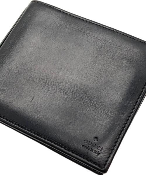 GUCCI（グッチ）GUCCI (グッチ) 2つ折り財布 ブラックの古着・服飾アイテム