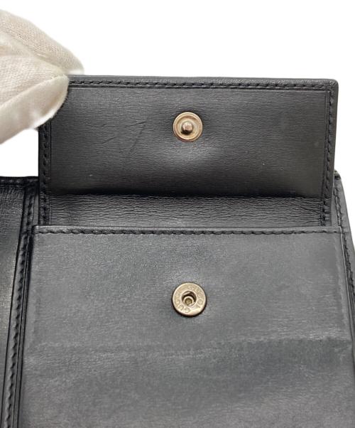 GUCCI（グッチ）GUCCI (グッチ) 2つ折り財布 ブラックの古着・服飾アイテム