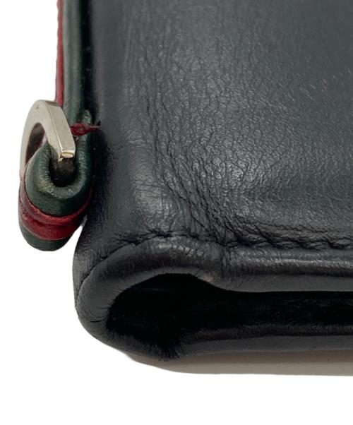 GUCCI（グッチ）GUCCI (グッチ) 2つ折り財布 ブラックの古着・服飾アイテム