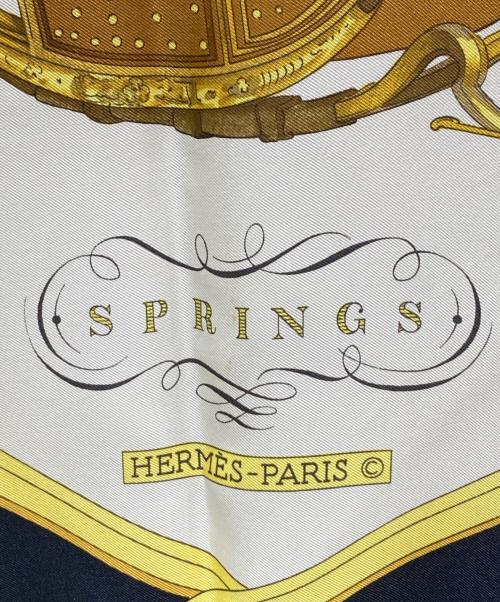 HERMES（エルメス）HERMES (エルメス) カレ90 ネイビーの古着・服飾アイテム