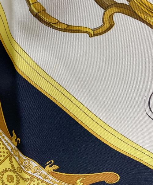 HERMES（エルメス）HERMES (エルメス) カレ90 ネイビーの古着・服飾アイテム