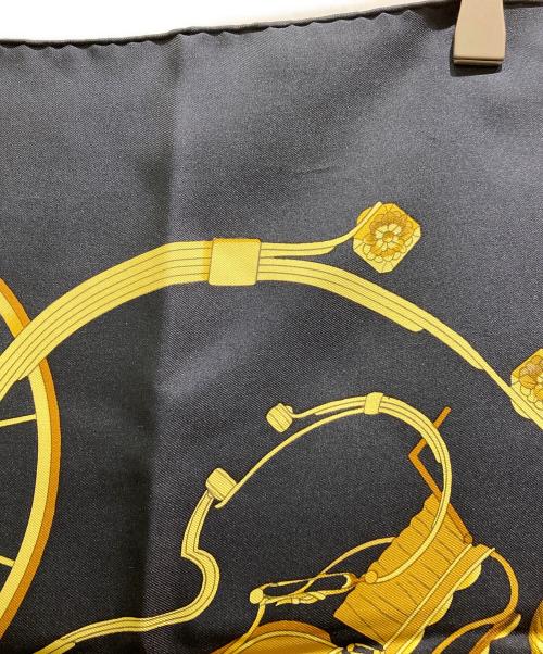 HERMES（エルメス）HERMES (エルメス) カレ90 ネイビーの古着・服飾アイテム