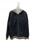 BURBERRY BLACK LABELバーバリーブラックレーベル）の古着「リバーシブルパーカー」｜ブラック