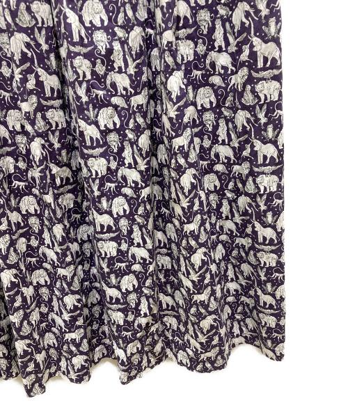 Shower Party（シャワーパーティー）Shower Party (シャワーパーティー) リバティ総柄ワンピース パープル サイズ:1の古着・服飾アイテム
