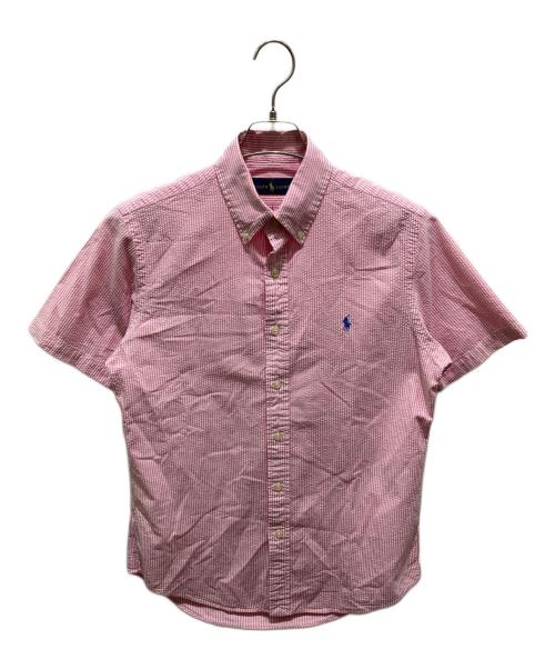 RALPH LAUREN（ラルフローレン）RALPH LAUREN (ラルフローレン) ボタンダウンストライプシャツ ピンク サイズ:Sの古着・服飾アイテム