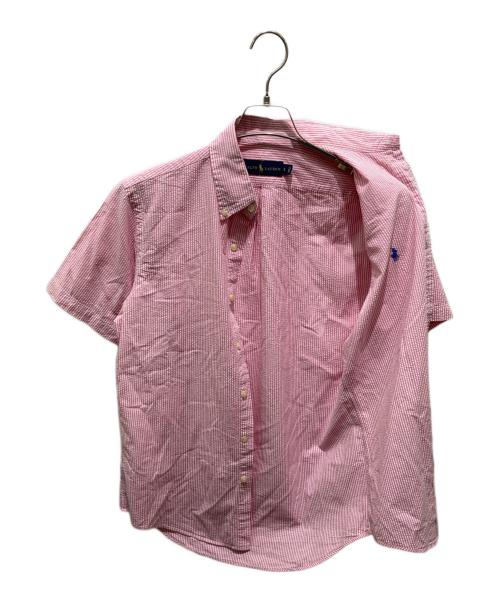 RALPH LAUREN（ラルフローレン）RALPH LAUREN (ラルフローレン) ボタンダウンストライプシャツ ピンク サイズ:Sの古着・服飾アイテム