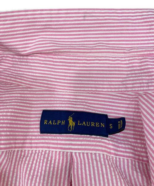 RALPH LAUREN（ラルフローレン）RALPH LAUREN (ラルフローレン) ボタンダウンストライプシャツ ピンク サイズ:Sの古着・服飾アイテム