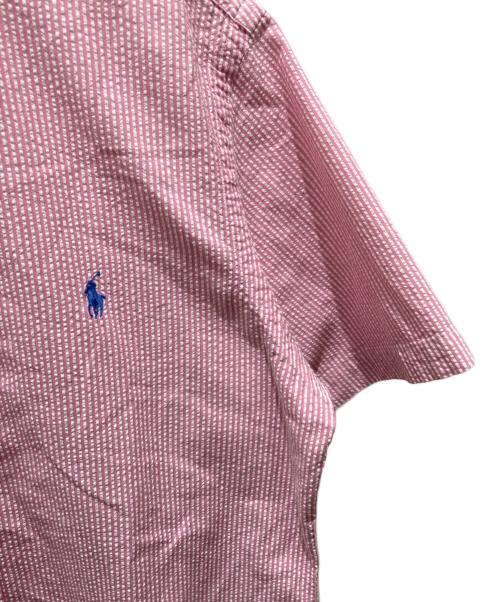 RALPH LAUREN（ラルフローレン）RALPH LAUREN (ラルフローレン) ボタンダウンストライプシャツ ピンク サイズ:Sの古着・服飾アイテム