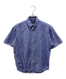 RALPH LAUREN（ラルフローレン）の古着「ボタンダウンストライプシャツ」｜ブルー