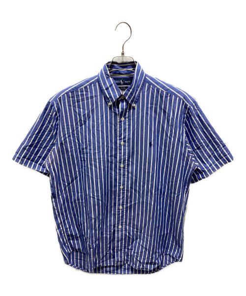 RALPH LAUREN（ラルフローレン）RALPH LAUREN (ラルフローレン) ボタンダウンストライプシャツ ブルー サイズ:Sの古着・服飾アイテム