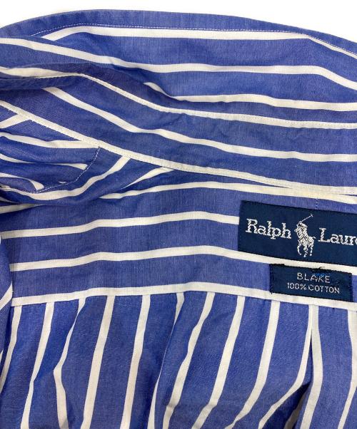 RALPH LAUREN（ラルフローレン）RALPH LAUREN (ラルフローレン) ボタンダウンストライプシャツ ブルー サイズ:Sの古着・服飾アイテム