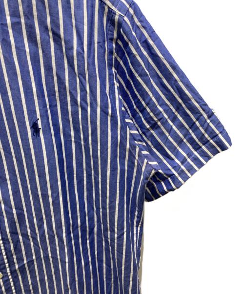 RALPH LAUREN（ラルフローレン）RALPH LAUREN (ラルフローレン) ボタンダウンストライプシャツ ブルー サイズ:Sの古着・服飾アイテム