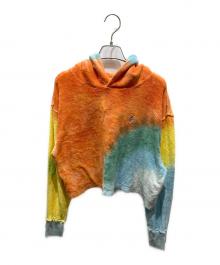 POLO RALPH LAUREN（ポロ・ラルフローレン）の古着「Tie-Dye Cropped Hoodie」｜マルチカラー