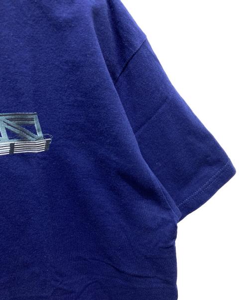 stussy（ステューシー）stussy (ステューシー) プリントTシャツ ネイビー サイズ:XLの古着・服飾アイテム