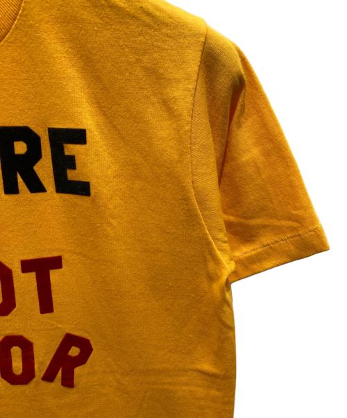 sports wear（スポーツウェア）sports wear (スポーツウェア) フロッキープリントTシャツ イエロー サイズ:Mの古着・服飾アイテム