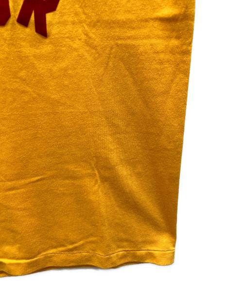 sports wear（スポーツウェア）sports wear (スポーツウェア) フロッキープリントTシャツ イエロー サイズ:Mの古着・服飾アイテム