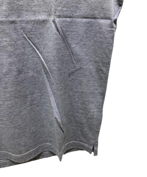 GRAN SASSO（グランサッソ）GRAN SASSO (グランサッソ) Cotton Crewneck thin-striped T-shirt ブルー サイズ:46の古着・服飾アイテム