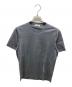 GRAN SASSO（グランサッソ）の古着「Cotton Crewneck thin-striped T-shirt」｜ブルー