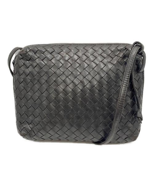 BOTTEGA VENETA（ボッテガベネタ）BOTTEGA VENETA (ボッテガベネタ) ショルダーバッグ ブラックの古着・服飾アイテム