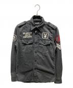 PLAY BOY×Hysteric Glamourプレイボーイ×ヒステリックグラマー）の古着「シャツ」｜ブラック