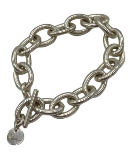 s'yte（サイト）s'yte (サイト) BRASS CHAIN MANTEL BRACELET シルバーの古着・服飾アイテム