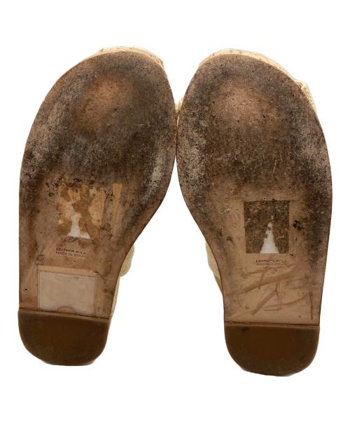 PELLICO SUNNY（ペリーコサニー）PELLICO SUNNY (ペリーコサニー) ウェッジソールサンダル ベージュ サイズ:37の古着・服飾アイテム