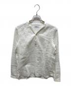 Mario Muscarielloマリオムスカリエッロ）の古着「リネンシャツ」｜ホワイト