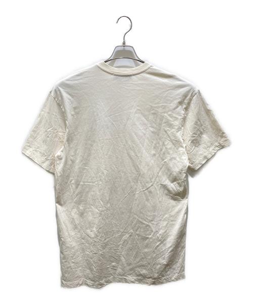 MSGM（エムエスジーエム）MSGM (エムエスジーエム) ロゴプリントカットソーワンピース アイボリー サイズ:XSの古着・服飾アイテム