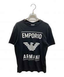 EMPORIO ARMANI（エンポリオアルマーニ）の古着「半袖Tシャツ」｜ブラック