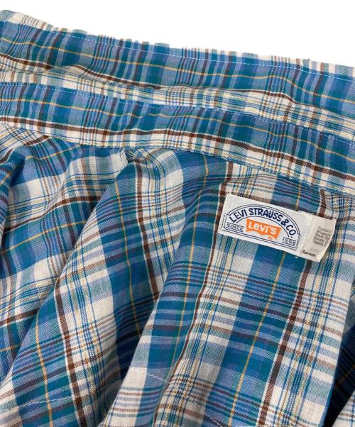 LEVI'S（リーバイス）LEVI'S (リーバイス) チェックシャツ ブルー サイズ:20の古着・服飾アイテム