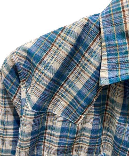LEVI'S（リーバイス）LEVI'S (リーバイス) チェックシャツ ブルー サイズ:20の古着・服飾アイテム
