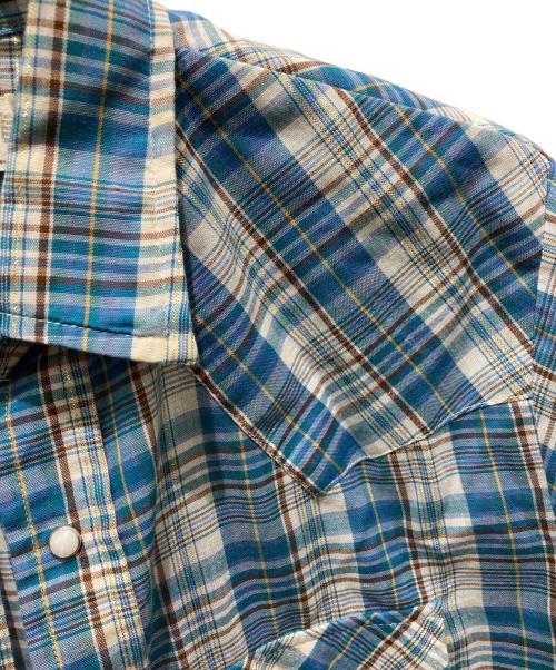 LEVI'S（リーバイス）LEVI'S (リーバイス) チェックシャツ ブルー サイズ:20の古着・服飾アイテム