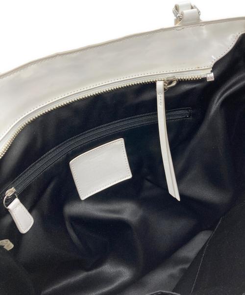 COACH（コーチ）COACH (コーチ) PVCレザートートバッグ ベージュの古着・服飾アイテム