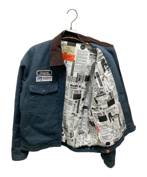 AVIREX（アヴィレックス）AVIREX (アヴィレックス) UNIVERSAL PRODUCTS. (ユニバーサルプロダクツ) WORK JACKET グリーン サイズ:XLの古着・服飾アイテム