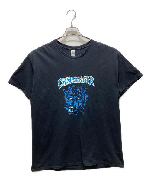 CHALLENGER（チャレンジャー）CHALLENGER (チャレンジャー) THUNDER WOLF LOGO TEE ブラック サイズ:XLの古着・服飾アイテム