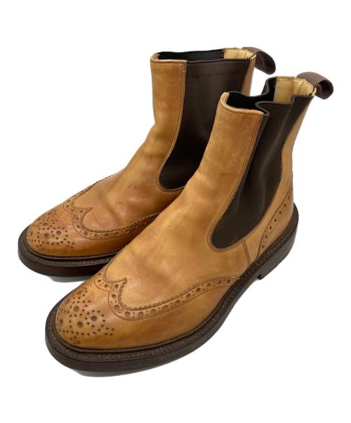 Tricker's（トリッカーズ）Tricker's (トリッカーズ) GLOSTER (グロスター) サイドゴアブーツ ブラウン サイズ:7 1/2の古着・服飾アイテム