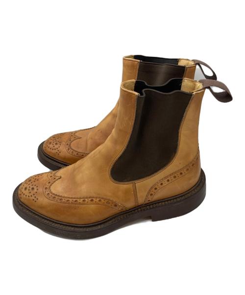 Tricker's（トリッカーズ）Tricker's (トリッカーズ) GLOSTER (グロスター) サイドゴアブーツ ブラウン サイズ:7 1/2の古着・服飾アイテム