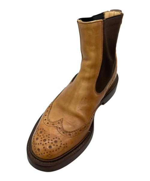 Tricker's（トリッカーズ）Tricker's (トリッカーズ) GLOSTER (グロスター) サイドゴアブーツ ブラウン サイズ:7 1/2の古着・服飾アイテム
