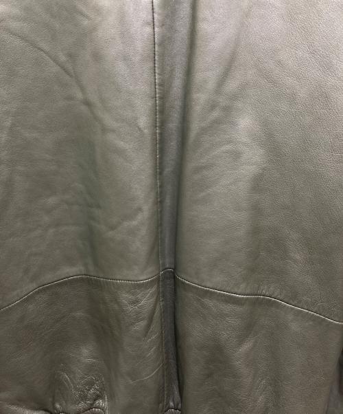 DIESEL（ディーゼル）DIESEL (ディーゼル) シープスキンレザーブルゾン カーキ サイズ:Ｍの古着・服飾アイテム