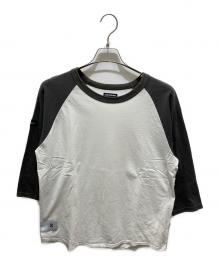 DESCENDANT（ディセンダント）の古着「ラグランTシャツ」｜ホワイト×グリーン