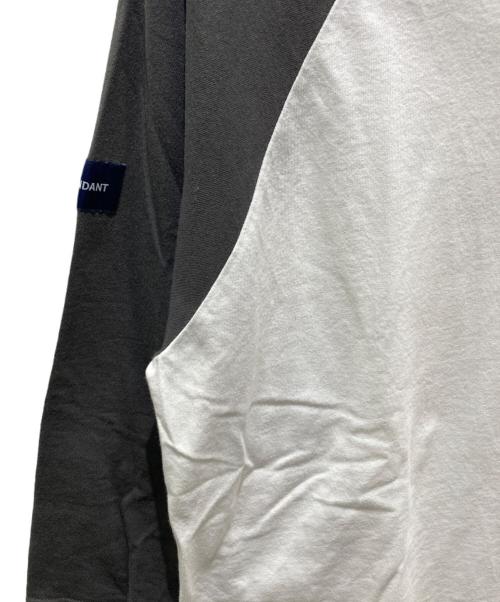 DESCENDANT（ディセンダント）DESCENDANT (ディセンダント) ラグランTシャツ ホワイト×グリーン サイズ:2の古着・服飾アイテム