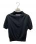 EVERYDAY I LIKE. (エヴリデイ アイ ライク) ニットポロシャツ ブラック サイズ:記載無しの為実寸参照：7000円